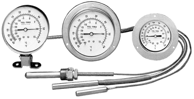 Tel-Tru Vapor Tension Thermometer